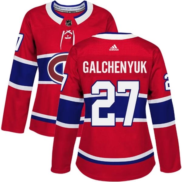 Damen Montreal Canadiens Trikot Alex Galchenyuk 27 Rot Authentic